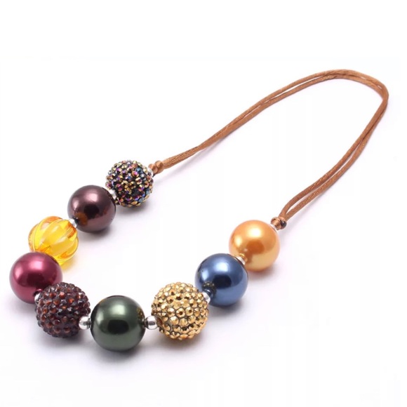 Other - Girls Chunky Bubblegum Bead Boutique Necklace 🎀
